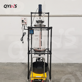 特氟龍框架防腐蝕100L單層玻璃過(guò)濾反應(yīng)釜