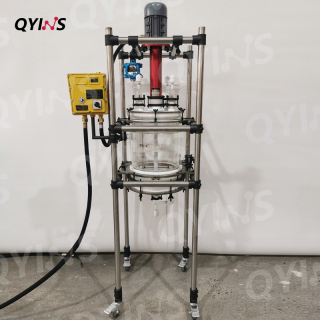 鈦材框架耐腐蝕強(qiáng)度高20L玻璃過(guò)濾反應(yīng)釜